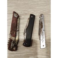 Три ножика ссср,не открывал,с рубля