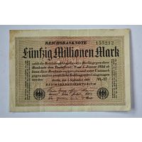 1923 год 50 000 000 марок Германия