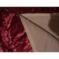 Плюш 50 годы 2 шторы трендовый цвет и ткань  20 25  - 2026 года