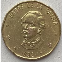 Доминикана (Доминиканская Республика) 1 песо 1992 г.