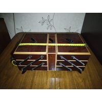 Шкатулка ссср, 1970х.гг. Раздвижная. Состояние.