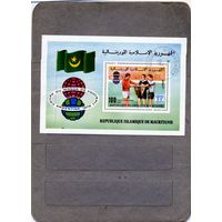 МАВРИТАНИЯ,1978, СПРОРТ, ФУТБОЛ, БЛОК гашен