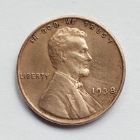 США. 1 цент 1938 г.