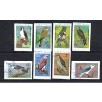 Хищные птицы Вьетнам 1982 год серия из 8 марок