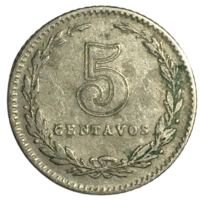 Аргентина 5 сентаво, 1940