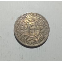 Перу 1 соль де оро 1964 год 400 лет монетному двору в Лиме