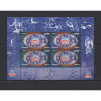 С Новым годом! Беларусь 2008 Малый лист