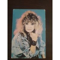 Календарик,артисты,Пугачева,1989