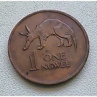 Замбия 1 нгве, 1972  3-5-48