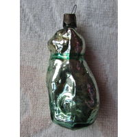 Редкая елочная игрушка "Кошка"
