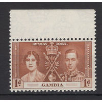 1937 Гамбия** Георг VI Коронация (SG 147)