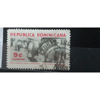 РАСПРОДАЖА. ДОМИНИКАНСКАЯ РЕСПУБЛИКА 1960г. Полная серия. Гаш.