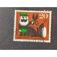 Германия 1960. Благотворительные почтовые марки - Красная Шапочка