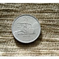 Werty71 Турция 10 куруш 1975 ФАО Ататюрк на тракторе