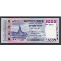 Бангладеш 1000 така 2025 года. Тип Р-W82. Состояние UNC