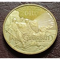 Польша 2 злотых, 2010 Великие сражения - Грюнвальдская битва    ( 2-7-7 )