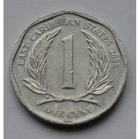 Восточные Карибы, 1 цент 2008 г.