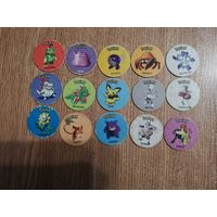 Фишки игровые покемон  pokemon  CAPS КЭПС сотки #1