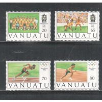 Вануату-1992(Мих.893-896)  , **  , Спорт, Футбол, (полная серия)