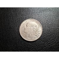 2 злотых 1933 Ядвига состояние не чищена с 1 копейки!