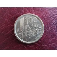 100 песет Испания 1995 г. ФАО