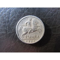Испания. 10 сентимо. 1945. С 20 копеек. Распродажа коллекции. Смотрите другие лоты.