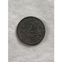 Литва 2 цента 1936