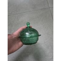 Винтажная сахарница, стеклозавод Неман