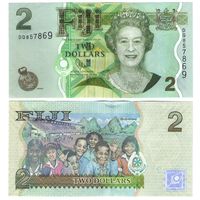 Фиджи 2 доллара 2011 год  UNC