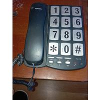 Телефон TOPCOM , с ну очень большими кнопками .