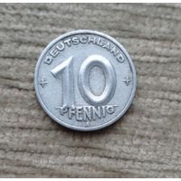 Werty71 Германия  ГДР 10 пфеннигов 1949 А
