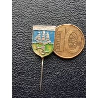 Значок легкий Устка. Латвия