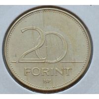 Венгрия. 20 форинтов 1993 года.
