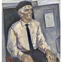 Малишевский А.А;80/75см;1978г;х/м;"Портрет учёного"