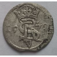 Рыжскi Кiрмаш! Двуденар 1579, Курляндия, Митава, Редкий