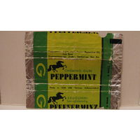 Обертка от жвачки PEPPERMINT, ГДР.