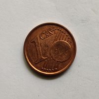 Бельгия 1 евроцент 2001 г.