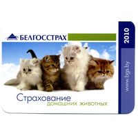 Календарик карманный Страхование Белгосстрах 2010