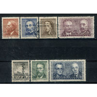 Чехословакия - 1962г. - известные люди - 7 марок - полная серия, гашёные [Mi 1321-1327]. #3-WB-92-KS-6