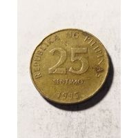 Филиппины 25 сентим 1995