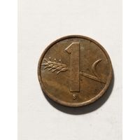 Швейцария 1 раппен 1953