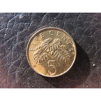 Сингапур.5 центов.1995.С 20 копеек. Распродажа коллекции. Смотрите другие лоты.