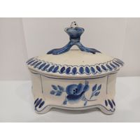 Все лоты с 1р.Шкатулка Гжель СССР