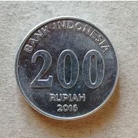 Индонезия 200 рупий, 2016 г., KM# 72, ю