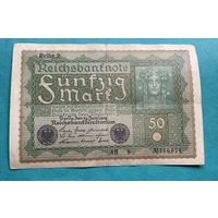 Германия 50 марок 1919 год Reihe 2