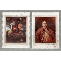 JAN III SOBIESKI. 2 марки, 1983г. Известные люди, гаш. Польша.