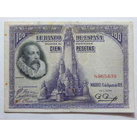 Испания 100 песет 1928г.