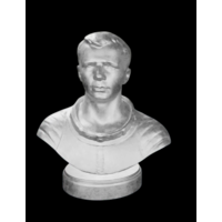 Бюстик Юрий Гагарин Металл/Сплав