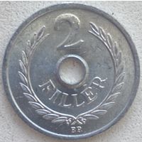 Венгрия 2 филлера 1971 г.