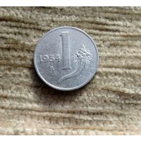 Werty71 Италия 1 лира 1954 Рог изобилия Весы